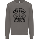 An Awesome Archer Looks Like Archery Mens Sweatshirt Jumper Charcoal