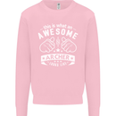 An Awesome Archer Looks Like Archery Mens Sweatshirt Jumper Light Pink