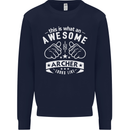 An Awesome Archer Looks Like Archery Mens Sweatshirt Jumper Navy Blue
