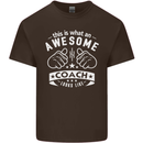 An Awesome Coach Looks Like Golf Tennis Mens Cotton T-Shirt Tee Top Dark Chocolate