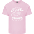 An Awesome Doctor Looks Like GP Funny Mens Cotton T-Shirt Tee Top Light Pink