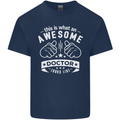 An Awesome Doctor Looks Like GP Funny Mens Cotton T-Shirt Tee Top Navy Blue