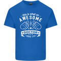 An Awesome Doctor Looks Like GP Funny Mens Cotton T-Shirt Tee Top Royal Blue