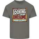 An Awesome Hang Glider Gliding Mens Cotton T-Shirt Tee Top Charcoal