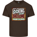 An Awesome Hang Glider Gliding Mens Cotton T-Shirt Tee Top Dark Chocolate