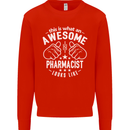 An Awesome Pharmacist Looks Like Mens Sweatshirt Jumper Bright Red