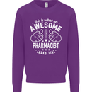 An Awesome Pharmacist Looks Like Mens Sweatshirt Jumper Purple