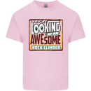 An Awesome Rock Climber Mens Cotton T-Shirt Tee Top Light Pink