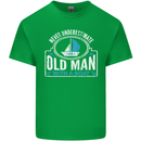 An Old Man With a Boat Sailor Sailing Funny Mens Cotton T-Shirt Tee Top Irish Green