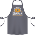 An Old Man With a Cricket Bat Cricketer Cotton Apron 100% Organic Steel