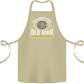 An Old Man With a Dart Board Funny Player Cotton Apron 100% Organic Khaki