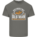 An Old Man With a Kayak Kayaking Funny Mens Cotton T-Shirt Tee Top Charcoal