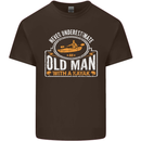 An Old Man With a Kayak Kayaking Funny Mens Cotton T-Shirt Tee Top Dark Chocolate