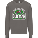 An Old Man With a Tractor Farmer Funny Mens Sweatshirt Jumper Charcoal