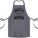 An Uncle Nob Head Looks Like Uncle's Day Cotton Apron 100% Organic Steel
