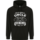 An Uncle Nob Head Looks Like Uncle's Day Mens 80% Cotton Hoodie Black