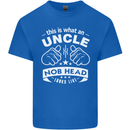 An Uncle Nob Head Looks Like Uncle's Day Mens Cotton T-Shirt Tee Top Royal Blue