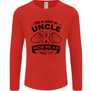 An Uncle Nob Head Looks Like Uncle's Day Mens Long Sleeve T-Shirt Red