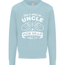 An Uncle Nob Head Looks Like Uncle's Day Mens Sweatshirt Jumper Light Blue