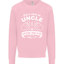 An Uncle Nob Head Looks Like Uncle's Day Mens Sweatshirt Jumper Light Pink