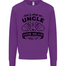 An Uncle Nob Head Looks Like Uncle's Day Mens Sweatshirt Jumper Purple