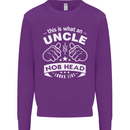 An Uncle Nob Head Looks Like Uncle's Day Mens Sweatshirt Jumper Purple