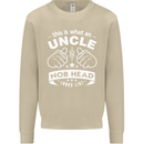 An Uncle Nob Head Looks Like Uncle's Day Mens Sweatshirt Jumper Sand