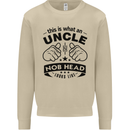 An Uncle Nob Head Looks Like Uncle's Day Mens Sweatshirt Jumper Sand