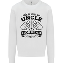 An Uncle Nob Head Looks Like Uncle's Day Mens Sweatshirt Jumper White