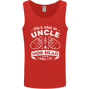 An Uncle Nob Head Looks Like Uncle's Day Mens Vest Tank Top Red