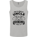 An Uncle Nob Head Looks Like Uncle's Day Mens Vest Tank Top Sports Grey