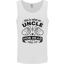 An Uncle Nob Head Looks Like Uncle's Day Mens Vest Tank Top White