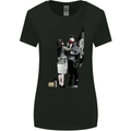 Anarchy Banksy Punk Mum Womens Wider Cut T-Shirt Black