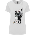 Anarchy Banksy Punk Mum Womens Wider Cut T-Shirt White