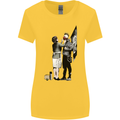 Anarchy Banksy Punk Mum Womens Wider Cut T-Shirt Yellow