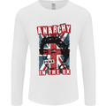 Anarchy in the UK Punk Music Rock Mens Long Sleeve T-Shirt White