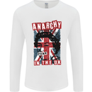 Anarchy in the UK Punk Music Rock Mens Long Sleeve T-Shirt White