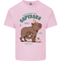Anatomy of a Apybara Funny Kids T-Shirt Childrens Light Pink