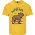Anatomy of a Apybara Funny Kids T-Shirt Childrens Yellow
