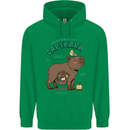 Anatomy of a Apybara Funny Mens 80% Cotton Hoodie Irish Green