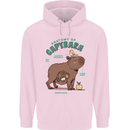 Anatomy of a Apybara Funny Mens 80% Cotton Hoodie Light Pink