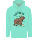 Anatomy of a Apybara Funny Mens 80% Cotton Hoodie Peppermint