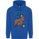 Anatomy of a Apybara Funny Mens 80% Cotton Hoodie Royal Blue