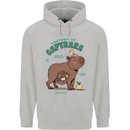 Anatomy of a Apybara Funny Mens 80% Cotton Hoodie Sports Grey