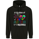 And He's My Brother Autistic Autism ASD Childrens Kids Hoodie Black