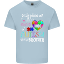 And He's My Brother Autistic Autism ASD Kids T-Shirt Childrens Light Blue