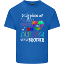 And He's My Brother Autistic Autism ASD Kids T-Shirt Childrens Royal Blue