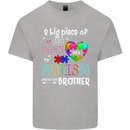 And He's My Brother Autistic Autism ASD Kids T-Shirt Childrens Sports Grey