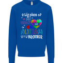 And He's My Brother Autistic Autism ASD Mens Sweatshirt Jumper Royal Blue