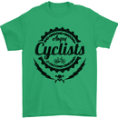 Angry Cyclist Cyclist Funny Bicycle Bike Mens T-Shirt Cotton Gildan Irish Green
